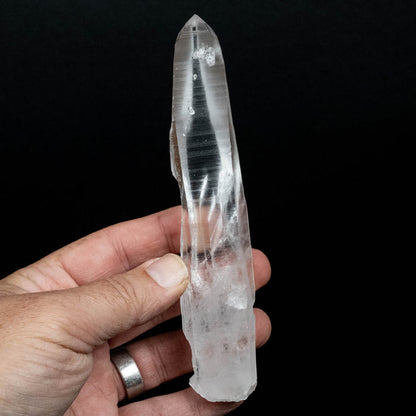 Lemurian Seed Quartz Crystal 130 g 155x27mm - InnerVision Crystals
