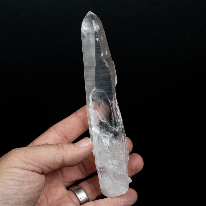 Lemurian Seed Quartz Crystal 130 g 155x27mm - InnerVision Crystals