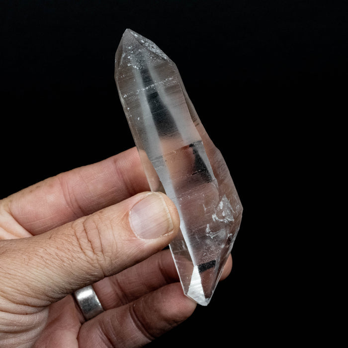 Lemurian Seed Quartz Crystal 88 g 107x30mm DT - InnerVision Crystals