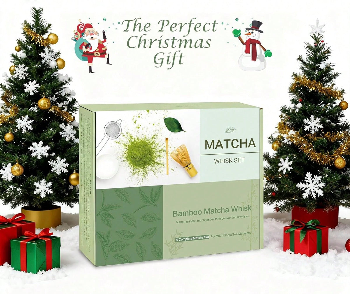 Matcha Whisk Set, Ceramic Matcha Bowl With Spout, Bamboo Whisk, Chasen Holder, Sifter, Traditional Scoop, Complete Tea Making Kit For Matcha Lovers, Beginner Starter Gifts For Women Men
