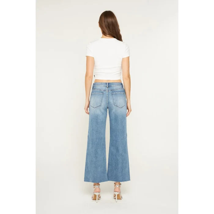 Mica Denim Mid-Rise Tummy Control Wide-Leg Jeans Mica Denim Mid-Rise Tummy Control Wide-Leg Jeans Bottoms