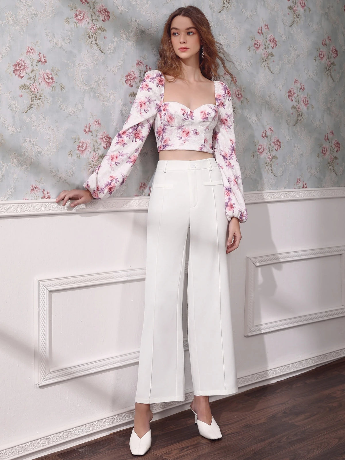 MOD High Waist Black Comfy Straight Leg Pants
