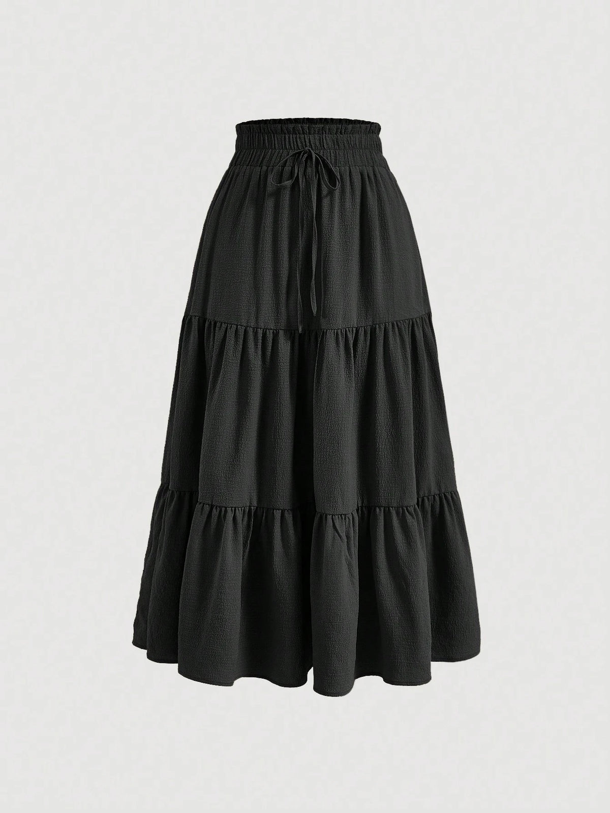 MOD Paperbag Waist Ruffle Hem Skirt