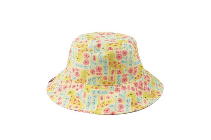 NEW! FJKxZOO - Reversible Baby & Kids Patterned Sun Hat - Unicorn | Giraffe