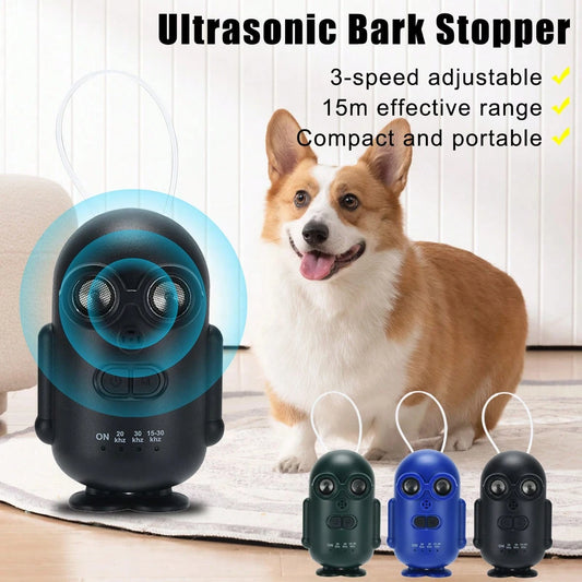 New Ultrasonic Anti-Bark Dog Lover Gift And Dog Mom Love Repeller Trainer Deterrent, Harmless To Cat/Dog Lover Gift And Dog/Cat Mom Loves, Waterproof Rechargeable Cat/Dog Lover Gift And Dog/Cat Mom Lo