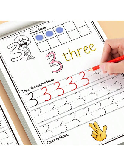 "Numbers Workbook 0-30: Comprehensive Number Tracing, Writing, Counting & Coloring Practice, Ideal For Early Math Skill Development & Numerical Literacy"