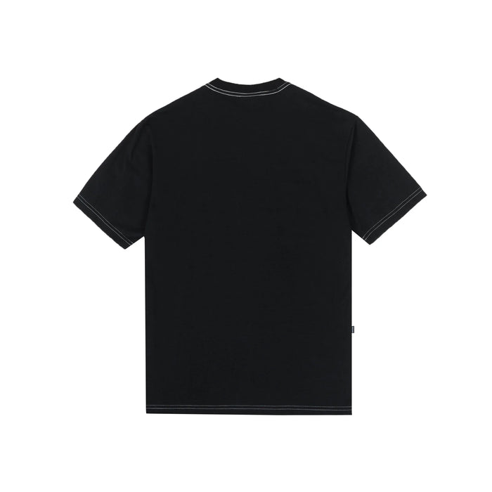 Outline Logo T-Shirt in Black - Four Street