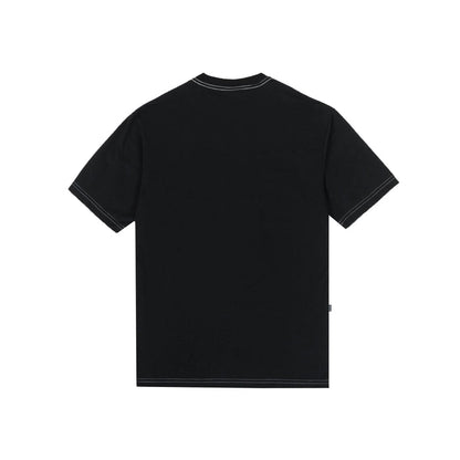 Outline Logo T-Shirt in Black - Four Street