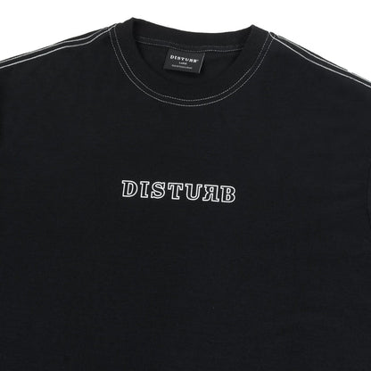 Outline Logo T-Shirt in Black - Four Street