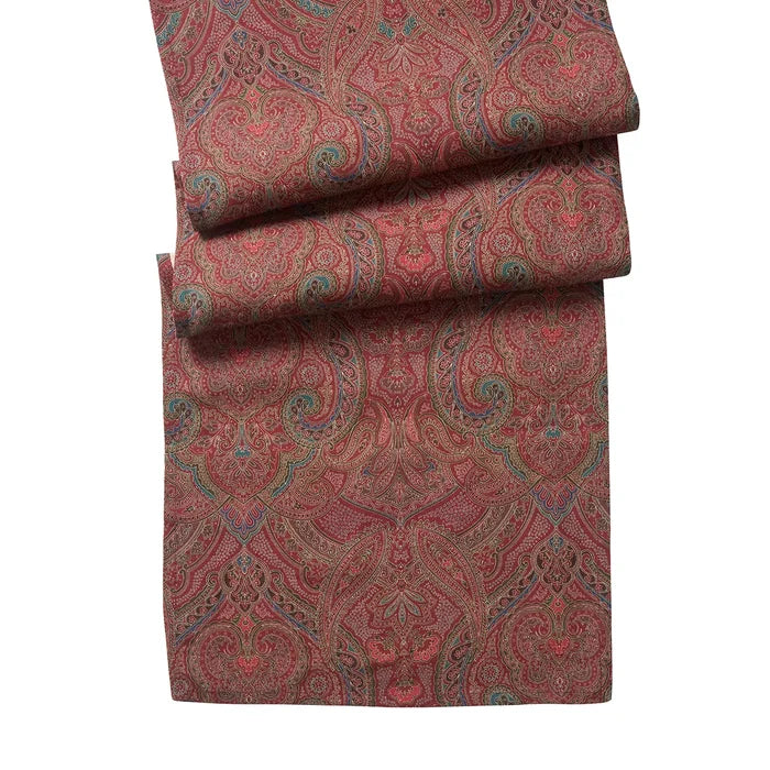 Paisley Red Table Runner 18x90"