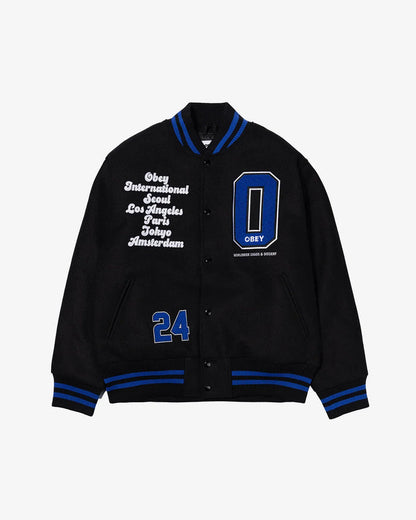 PARIS INTERNATIONAL VARSITY JACKET - Four Street