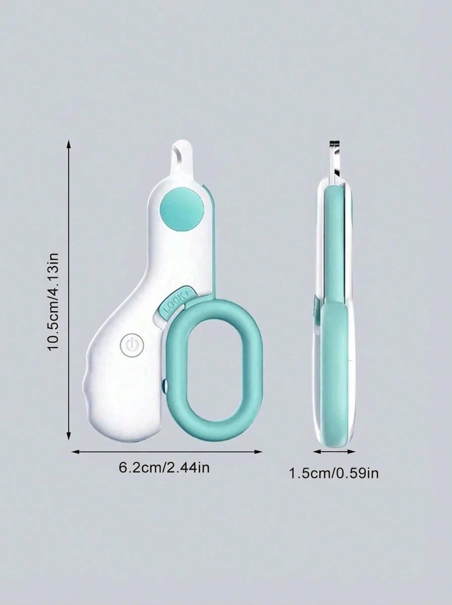 PETSIN 1pc Mini Nail Clipper With Light For Cats And Dogs, Suitable For Trimming Nails