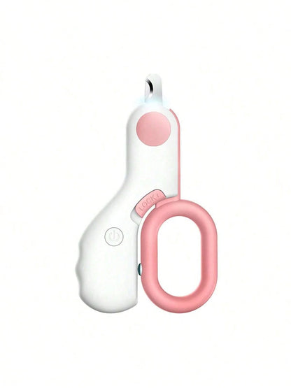 PETSIN 1pc Mini Nail Clipper With Light For Cats And Dogs, Suitable For Trimming Nails