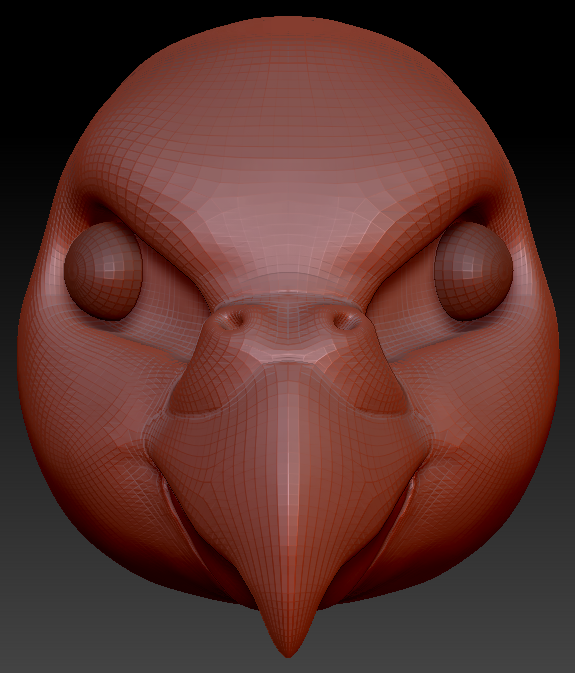Realistic Budgie Head Base