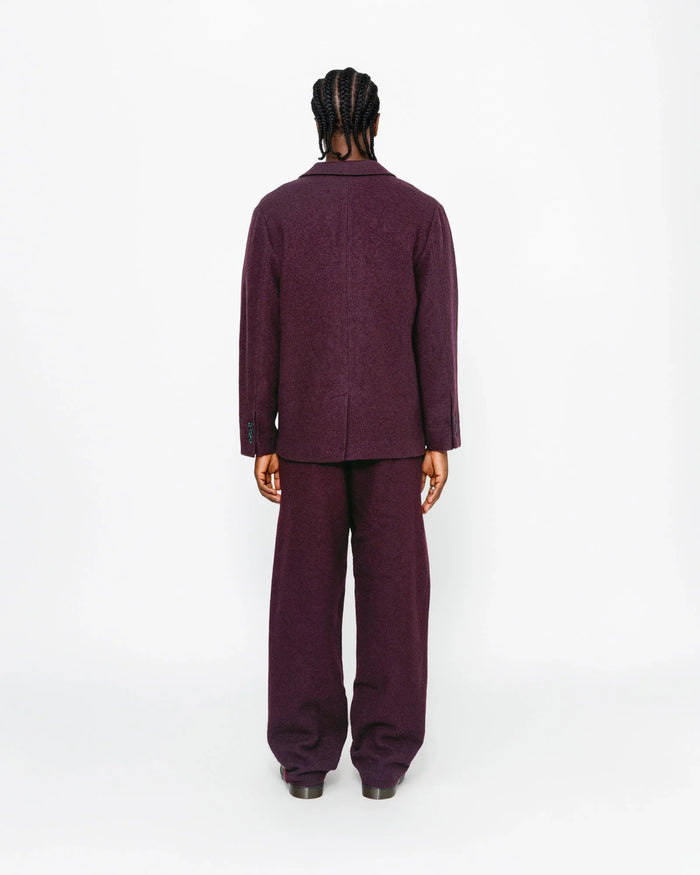 RELAXED TROUSER TEXTURED WOOL - Four Street