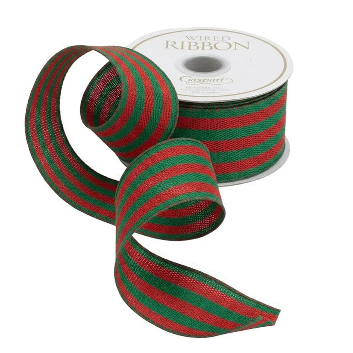 Green/Red Stripe 1.5"