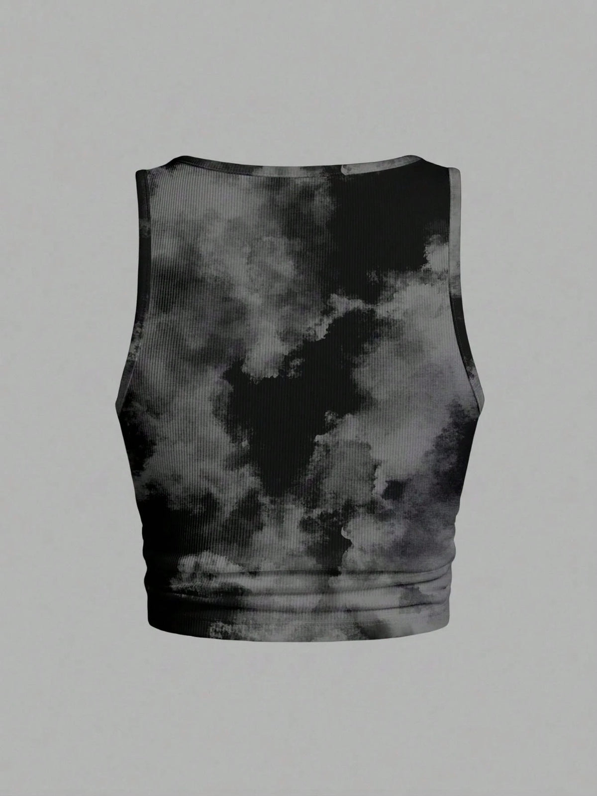 Slaydiva Plus Size Black Print Camisole Tank Top, Casual Streetwear Minimalist Style Suitable For Summer Club Night