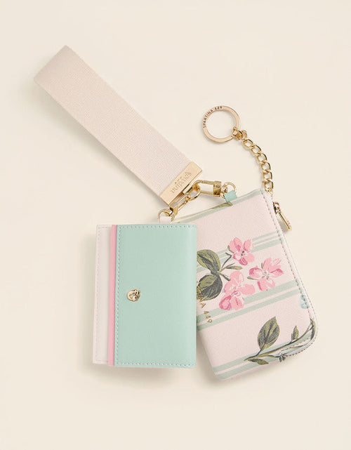 Spartina 449 Grab-n-Go Dual Wristlet - Blooming Stripe Spartina 449 Grab-n-Go Dual Wristlet | Blooming Stripe Bags