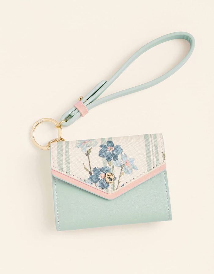 Spartina 449 Mini Wristlet – Blooming Stripe Spartina 449 Mini Wristlet | Blooming Stripe Wallet Bags