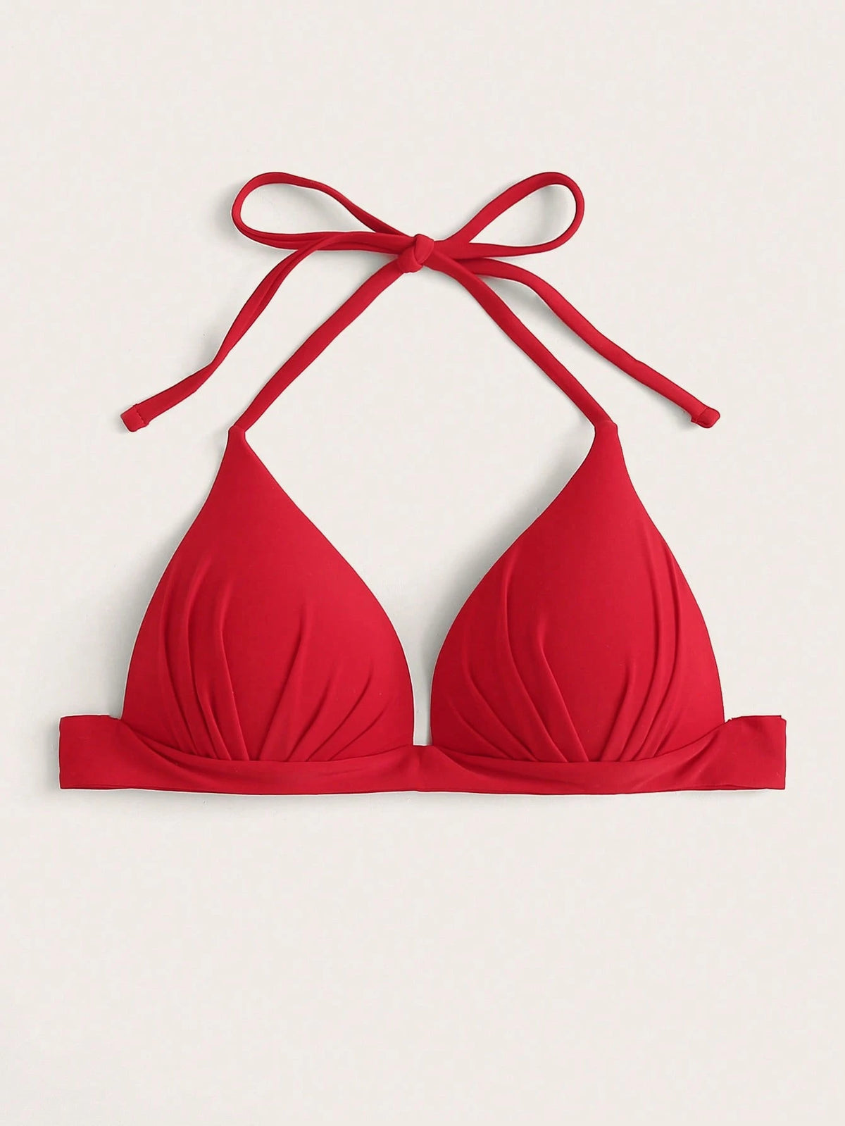 Swim Vcay Women's Strapless Bikini Top (Tie Knot Detachable, Push Up Wireless)