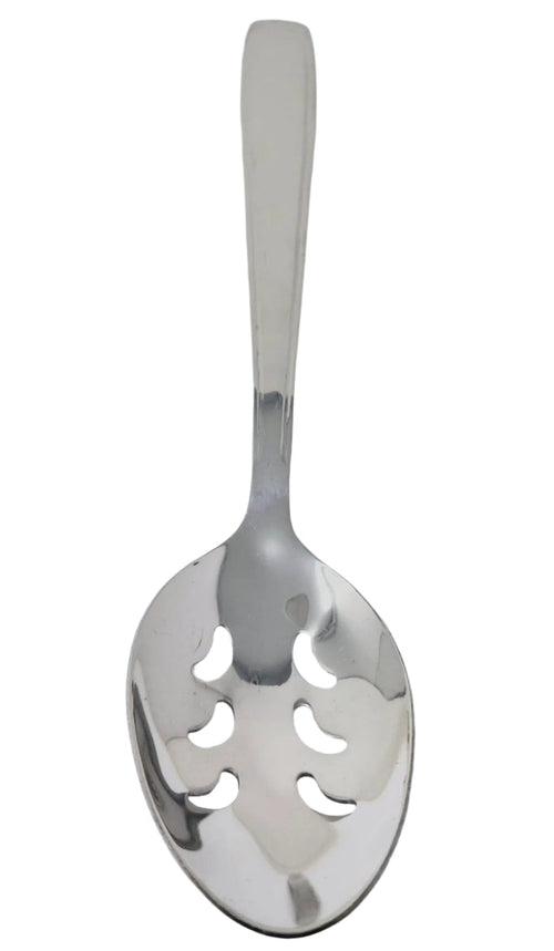 TABAKH Mini Peral Basting Spoon Slotted 10"