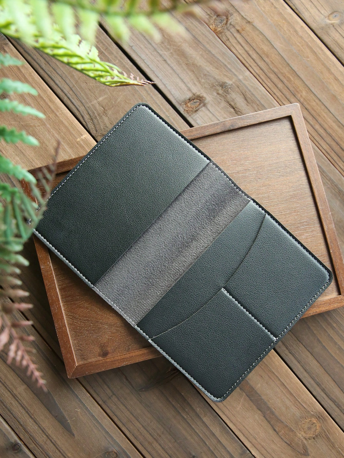 Takeoak Custom Name Passport Holder Personalized Leather Passport Cover Maroon Burgundy Travel Case For Men Women
