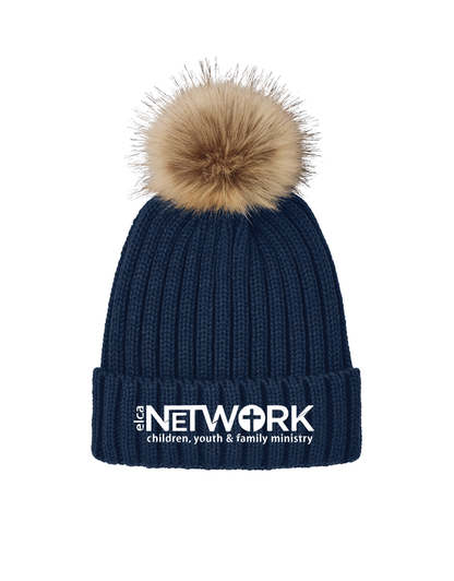 The Network Faux Fur Pom Beanie