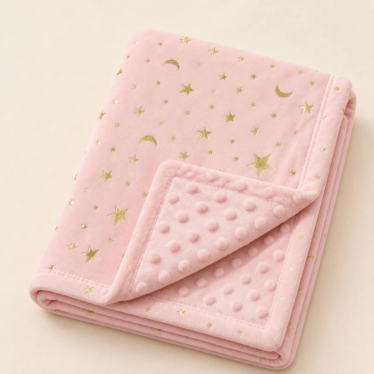 Thickened Cute Animal Design Baby Swaddle, Soft Skin-Friendly Warm, Suitable For Gifts, Multiple Colors Available, Unisex For Boys And Girls, Hook And Loop Design