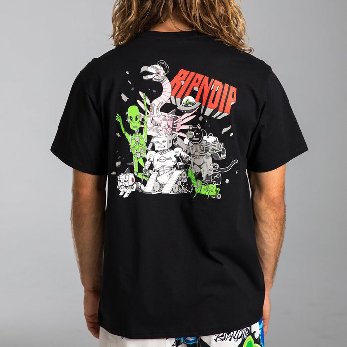 Tomorrowland Tee (Black) - Camiseta - Four Street