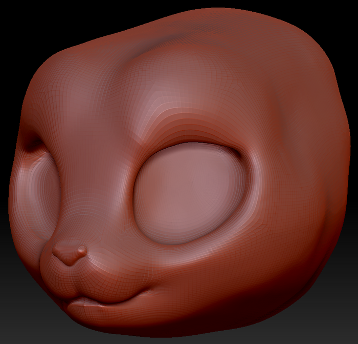 True Kemono Feline Head Base