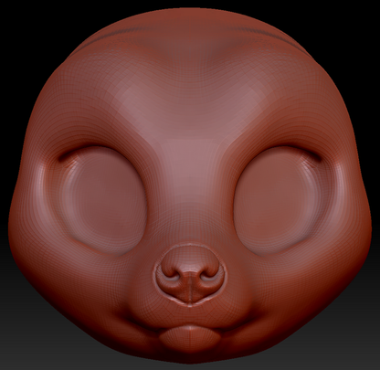 True Kemono Fossa Head Base