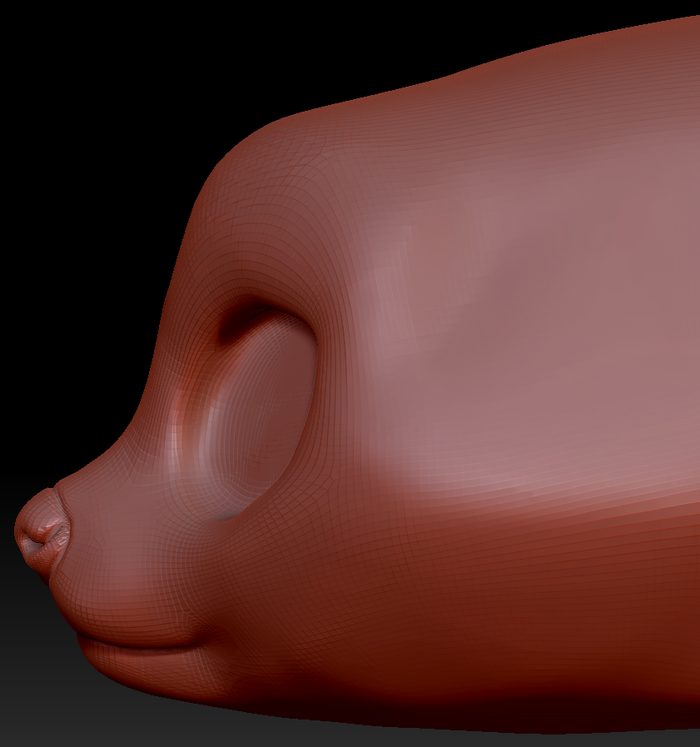 True Kemono Fossa Head Base