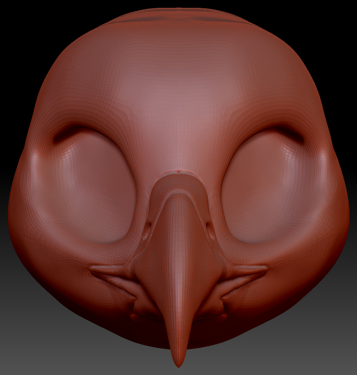 True Kemono Harris Hawk Head Base