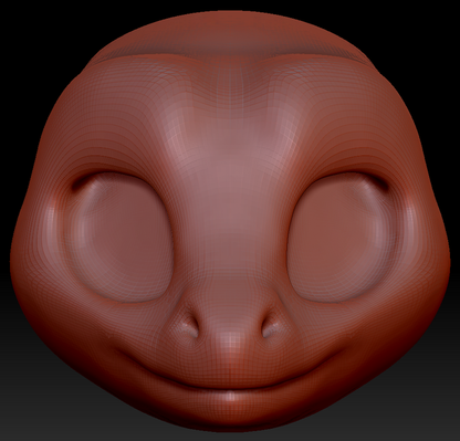 True Kemono Leopard Gecko Head Base