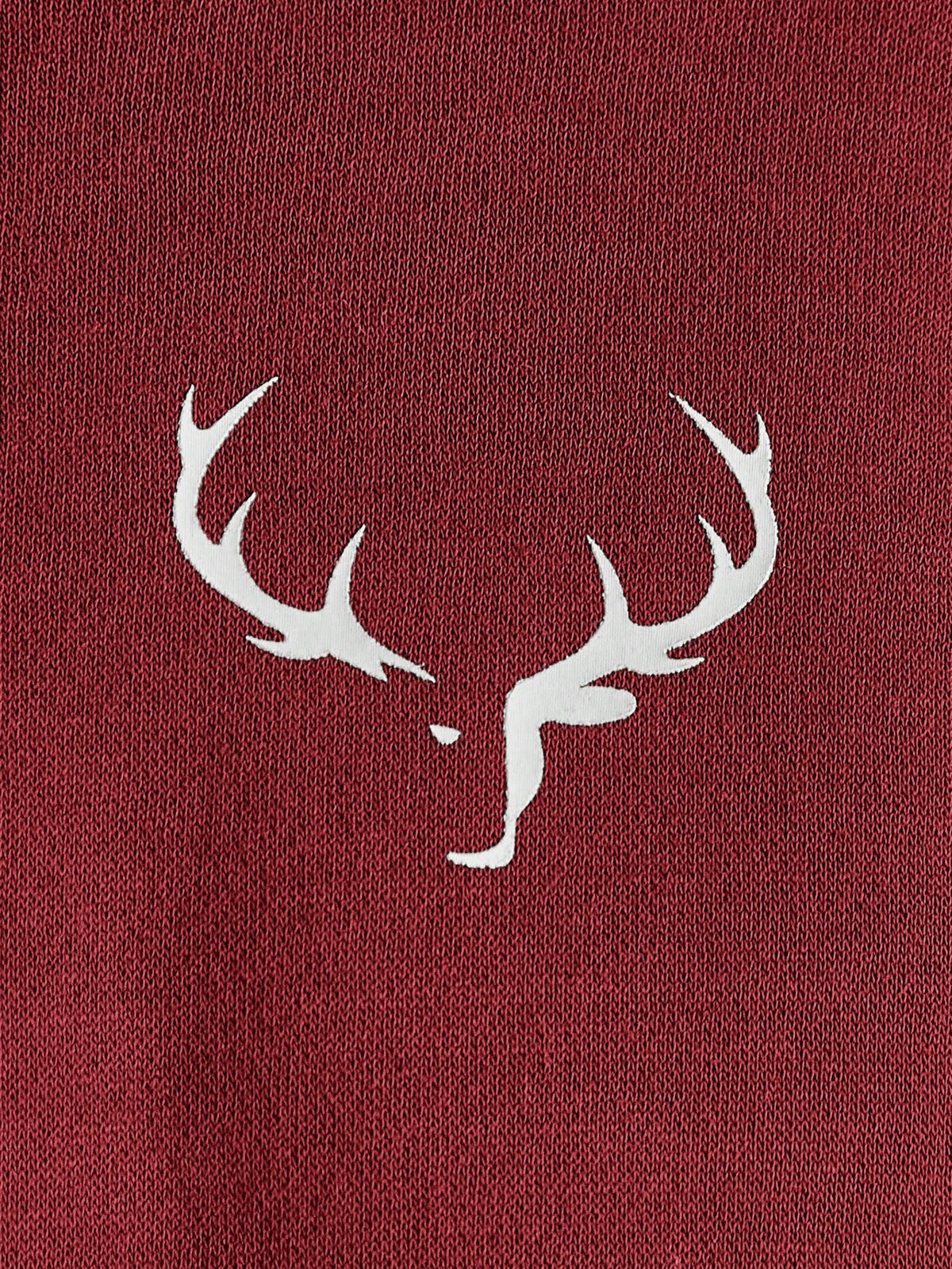 Tween Boy Deer Horn Print Thermal Lined Sweatshirt, Casual For Autumn/Winter, Red Sweatshirts Sweatshirt, Winter, Sweatshirts,Winter,Fall Tops