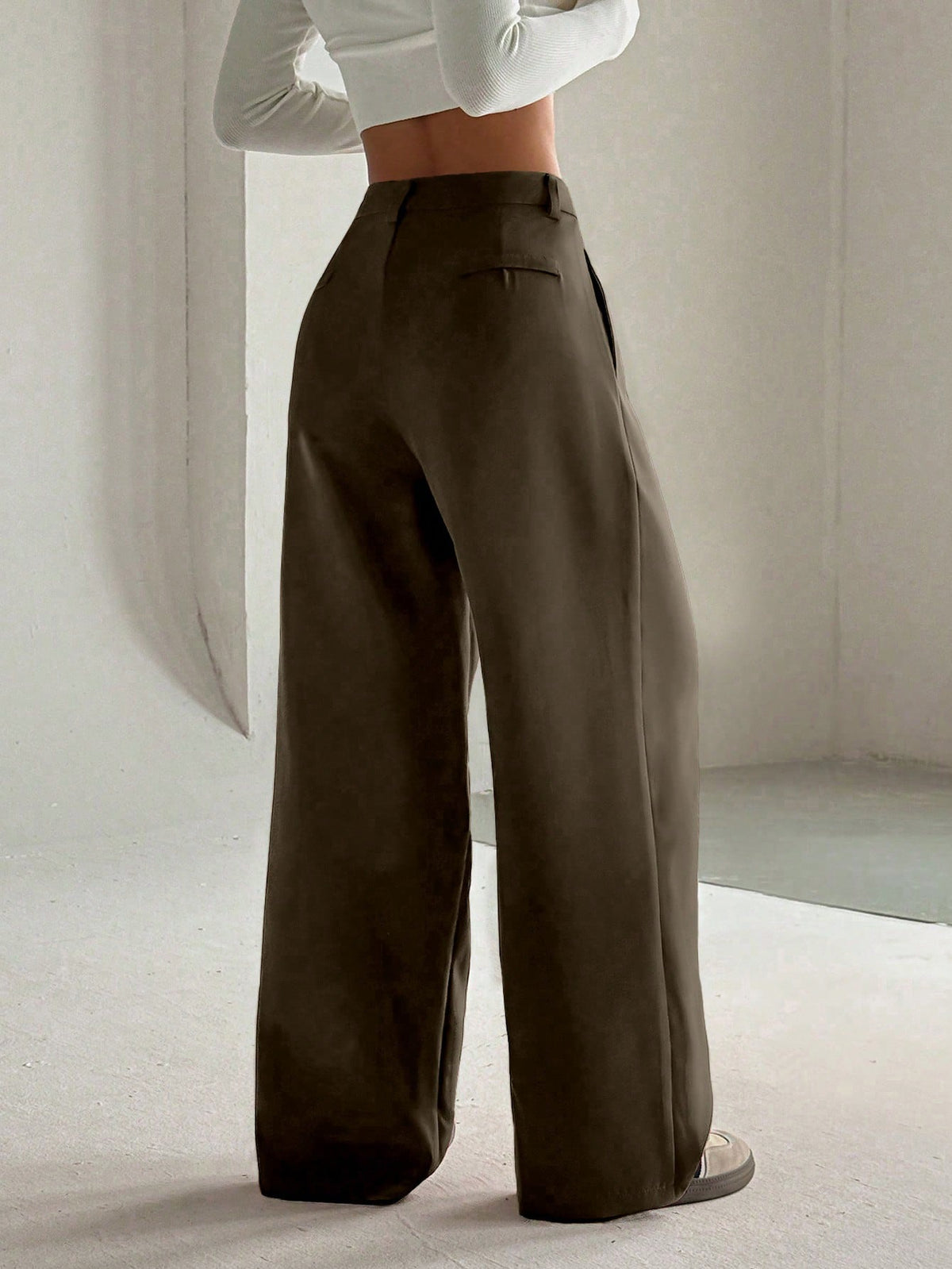 Unity Women's Premium High-Waist Elegant Slimming Wide Leg Pants Fall Cloth For Women