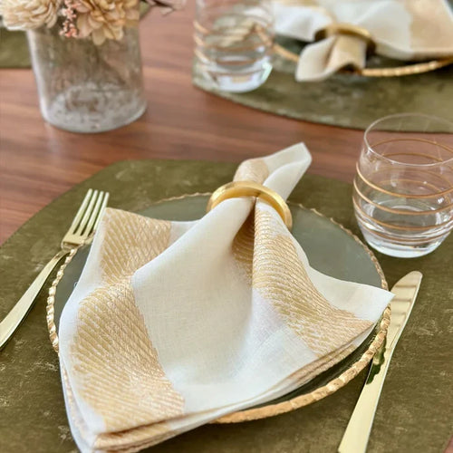 Velvet Elliptical Placemats