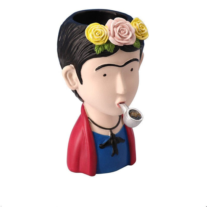 Gadget Gerbil Vincent Van Gogh Head Plant Pot