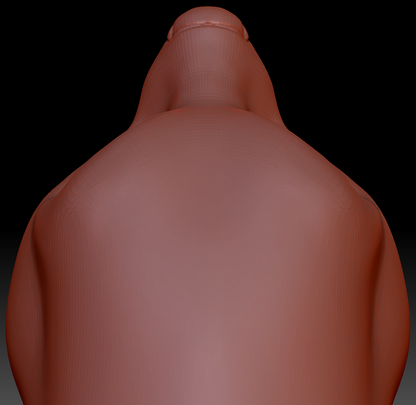 Western Kemono Hyena Static Jaw Head Base Variant 1