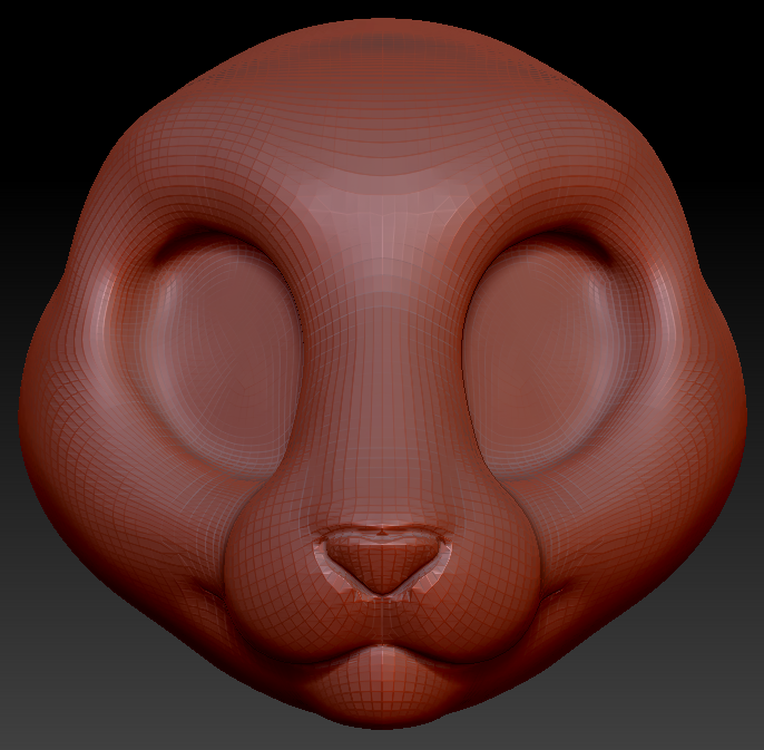 Western Kemono Oriental Shorthair Cat Head Base Variant 1