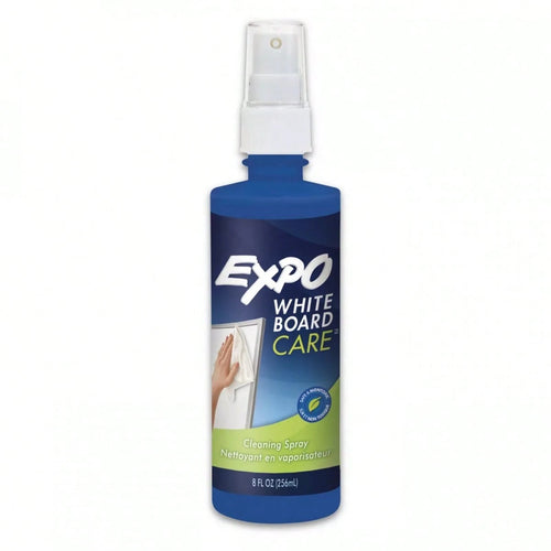 White Board Care 8oz Dry Erase Board Cleaner: Clear Presentation Board Cleaning Fluid, Spray