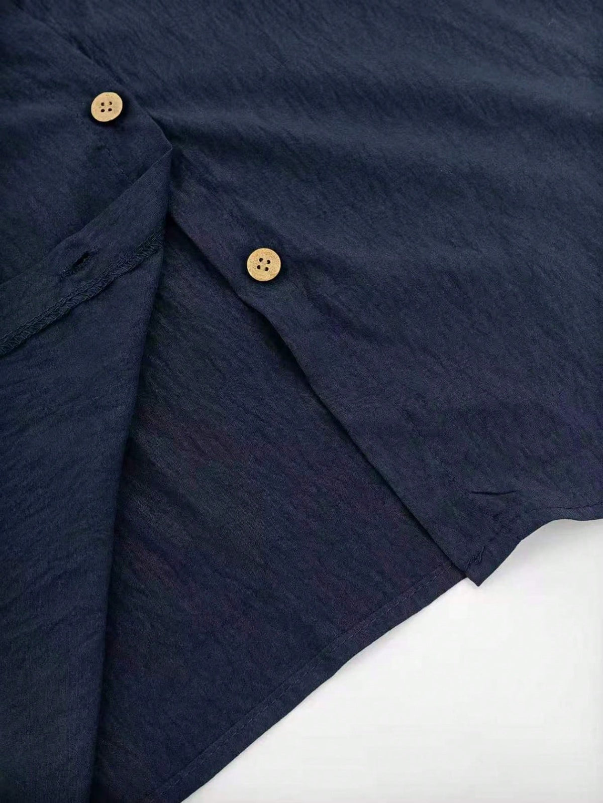 Women's Casual Ivory Woven Shirt Dress, Collared Short Sleeve Front Button Design, Asymmetric Hemline, Knee Length Elegant Summer, Quiet Luxury, Work To Weekend