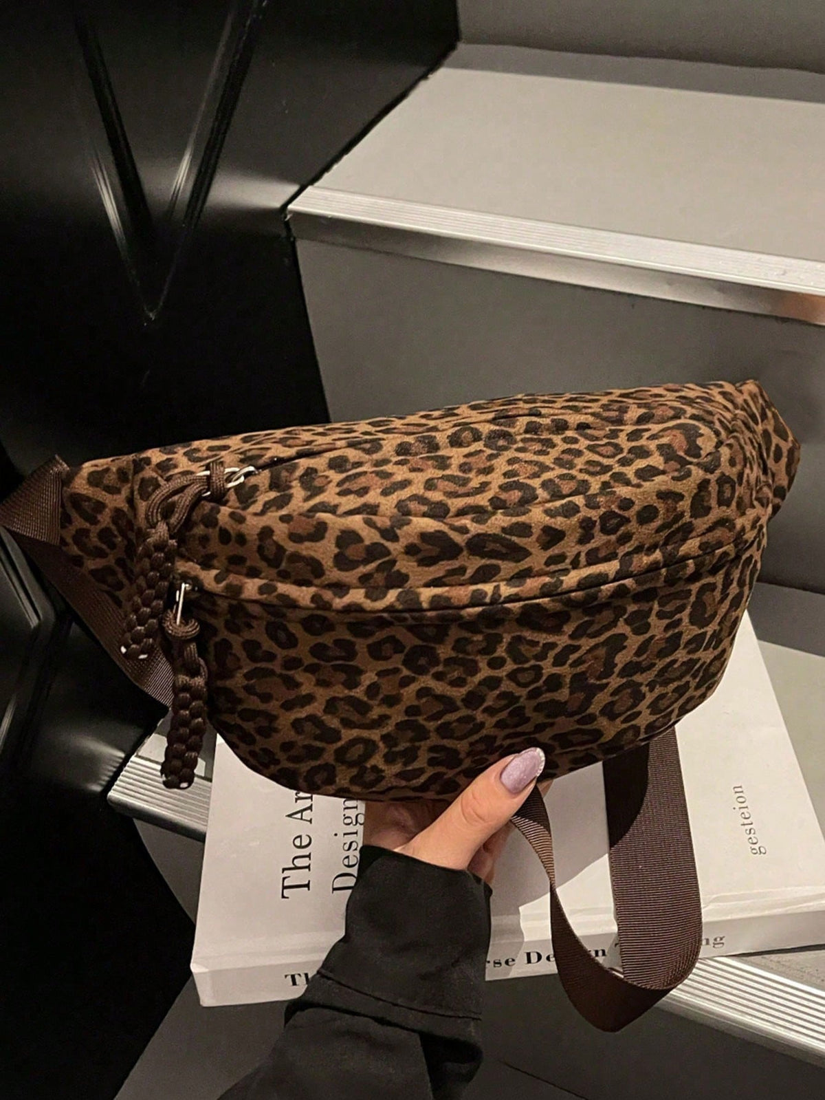 Women's Fashion Oblique Shoulder Chest Bag & Waist Bag Casual Handbag