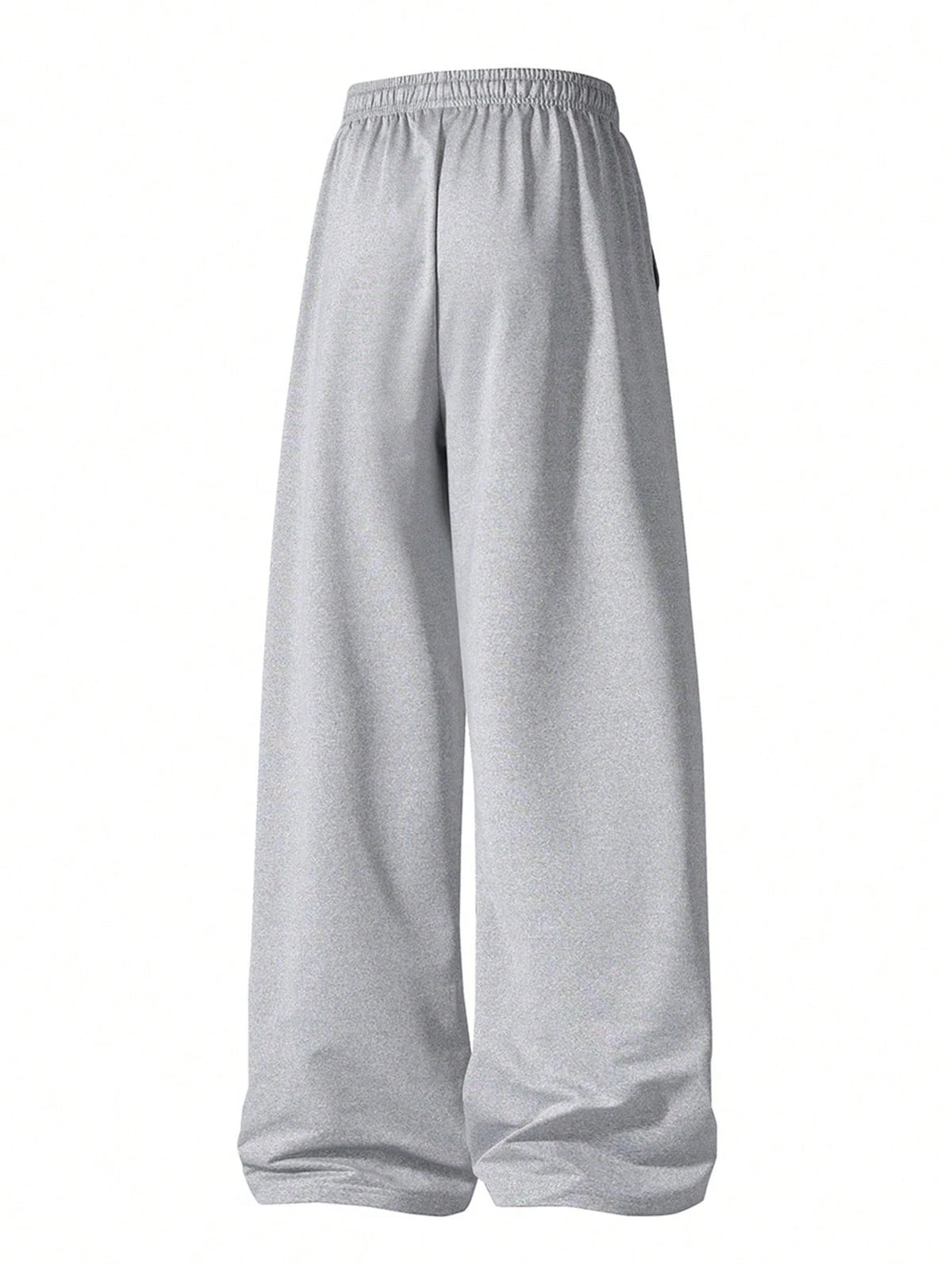 Women's Straight Leg Casual Sweatpants, Fashionable Minimalist Elastic Waist With Side Pockets Sports
