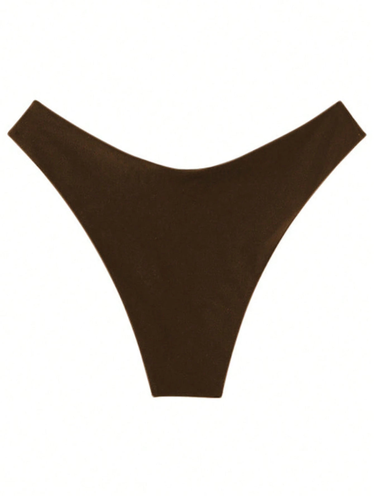 Women's Summer Beach Sexy Solid Color Low Waist Bikini Triangle Bottoms