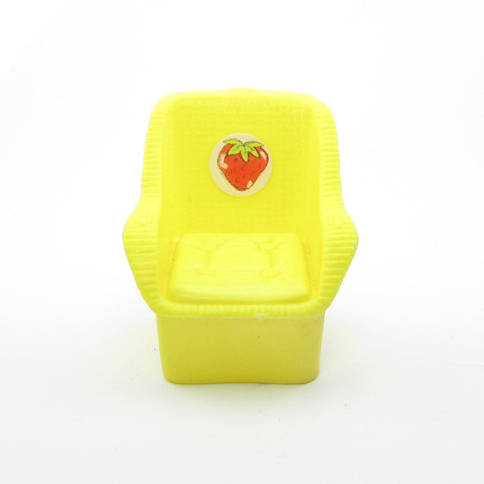 Yellow replacement doll chair for Strawberry Shortcake Garden House playset
