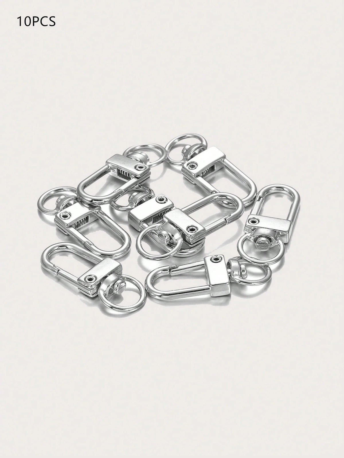 Yogodlns 10pcs DIY Bag Accessories Rotating Buckle Zinc Alloy Bag Hook Buckle Key Chain DIY Accessories Replacement Removeable Solid Shoulder Bag Handle Bag For Teen Girls Women College Students Rooki